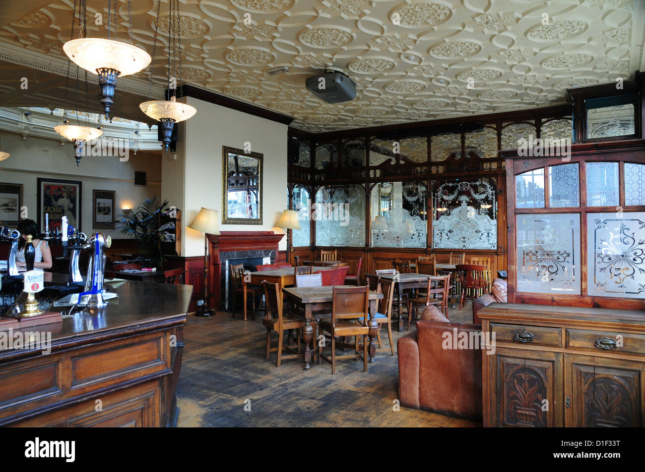 Interior of The Assembly House Pub, Kentish Town, London Stock Photo ...
