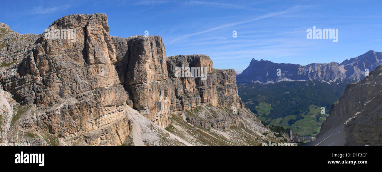 Mountainscape in the Dolomites, South Tyrol, Italy Stock Photo