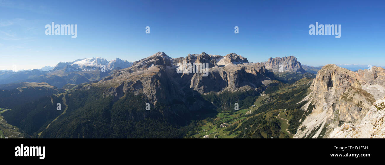 Mountainscape in the Dolomites, South Tyrol, Italy Stock Photo