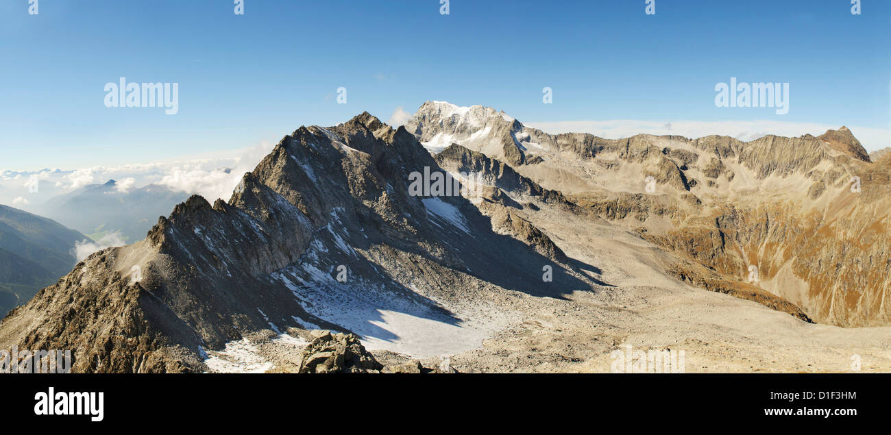 Mountainscape in the Hohe Tauern, Alps Stock Photo