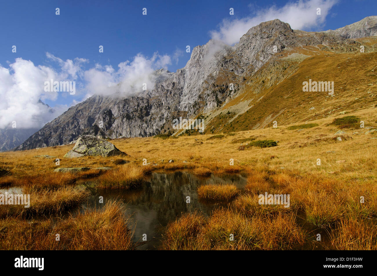 Mountainscape in South Tyrol, Italy Stock Photo