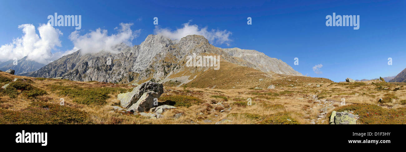 Mountainscape in the Hohe Tauern, East Tyrol, Austria Stock Photo