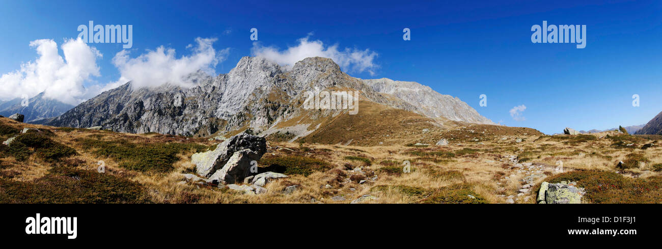 Mountainscape in the Hohe Tauern, East Tyrol, Austria Stock Photo