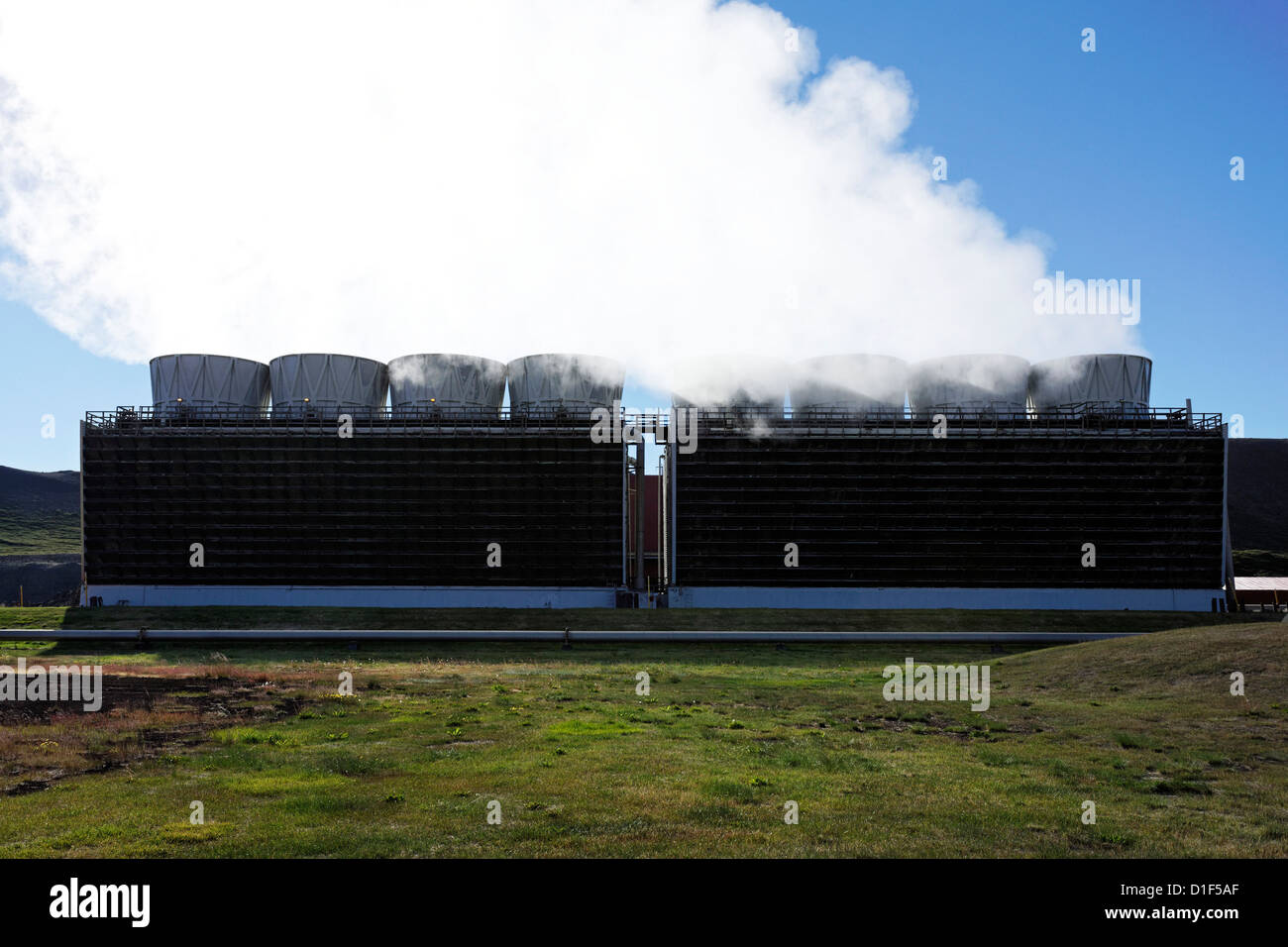 Geo Thermal power plant, Krafla Myvatn Iceland Stock Photo