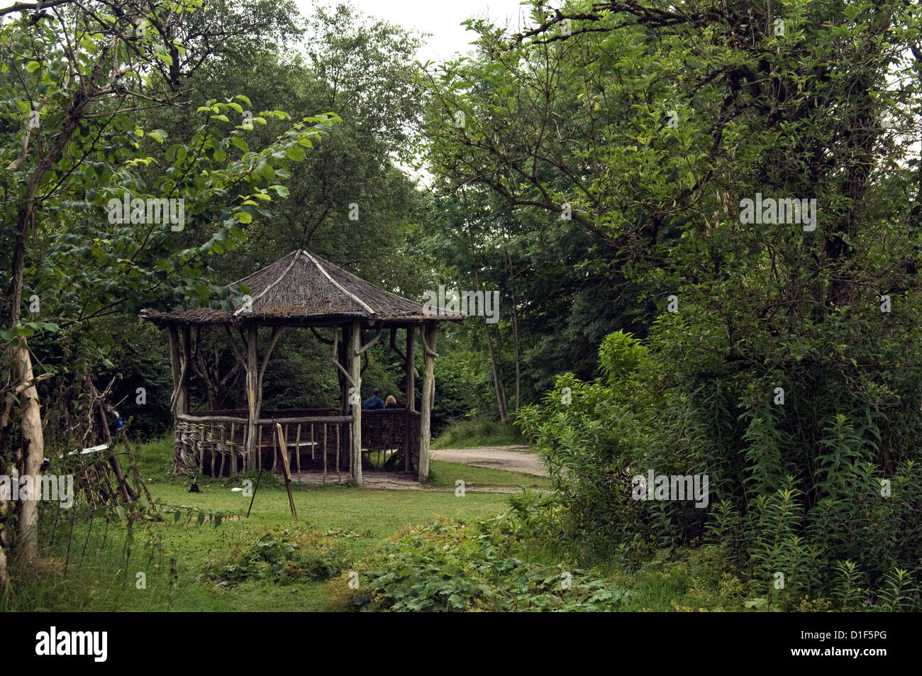 Shelter in the forest Stock Photo Alamy
