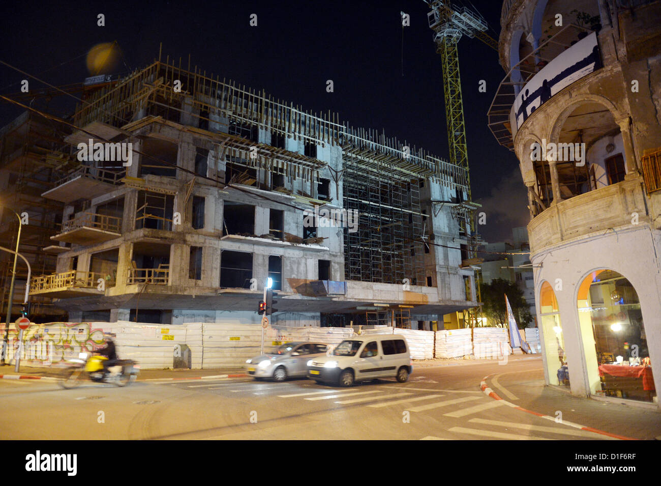 Israel Building Projects A house is under construction in Tel Aviv, Israel, 07 December 2012 ...