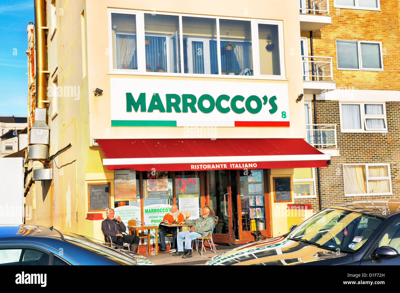 Marrocco's Italian restaurant, Hove seafront, Brighton and Hove, East