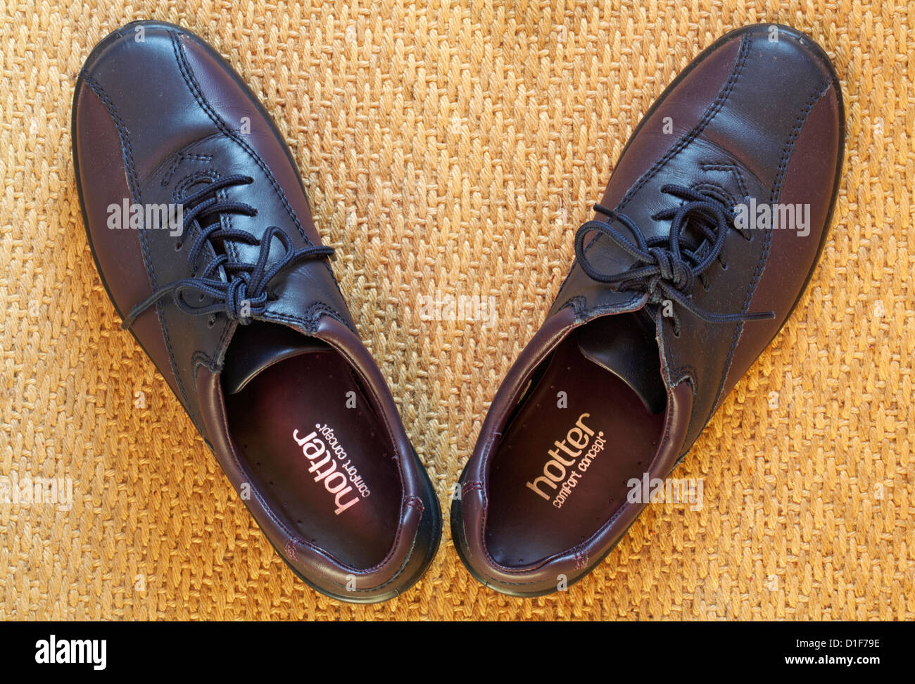 Hotter comfort concept shoe detail Stock Photo - Alamy