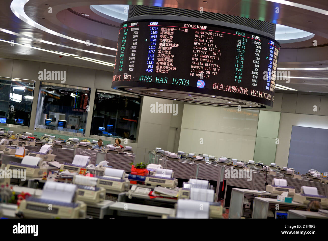Hong Kong Stock Exchange Stock Photo - Alamy