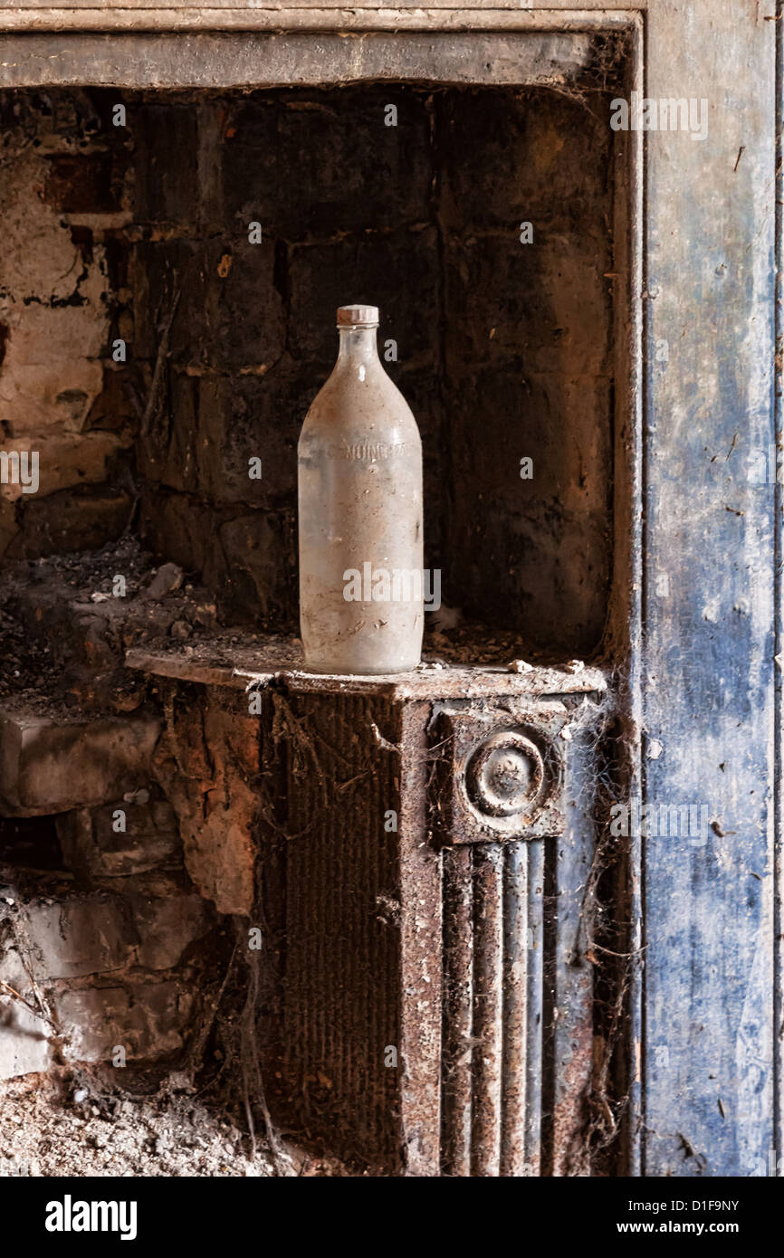 Interior of derelict building in Cambridgeshire Stock Photo Alamy