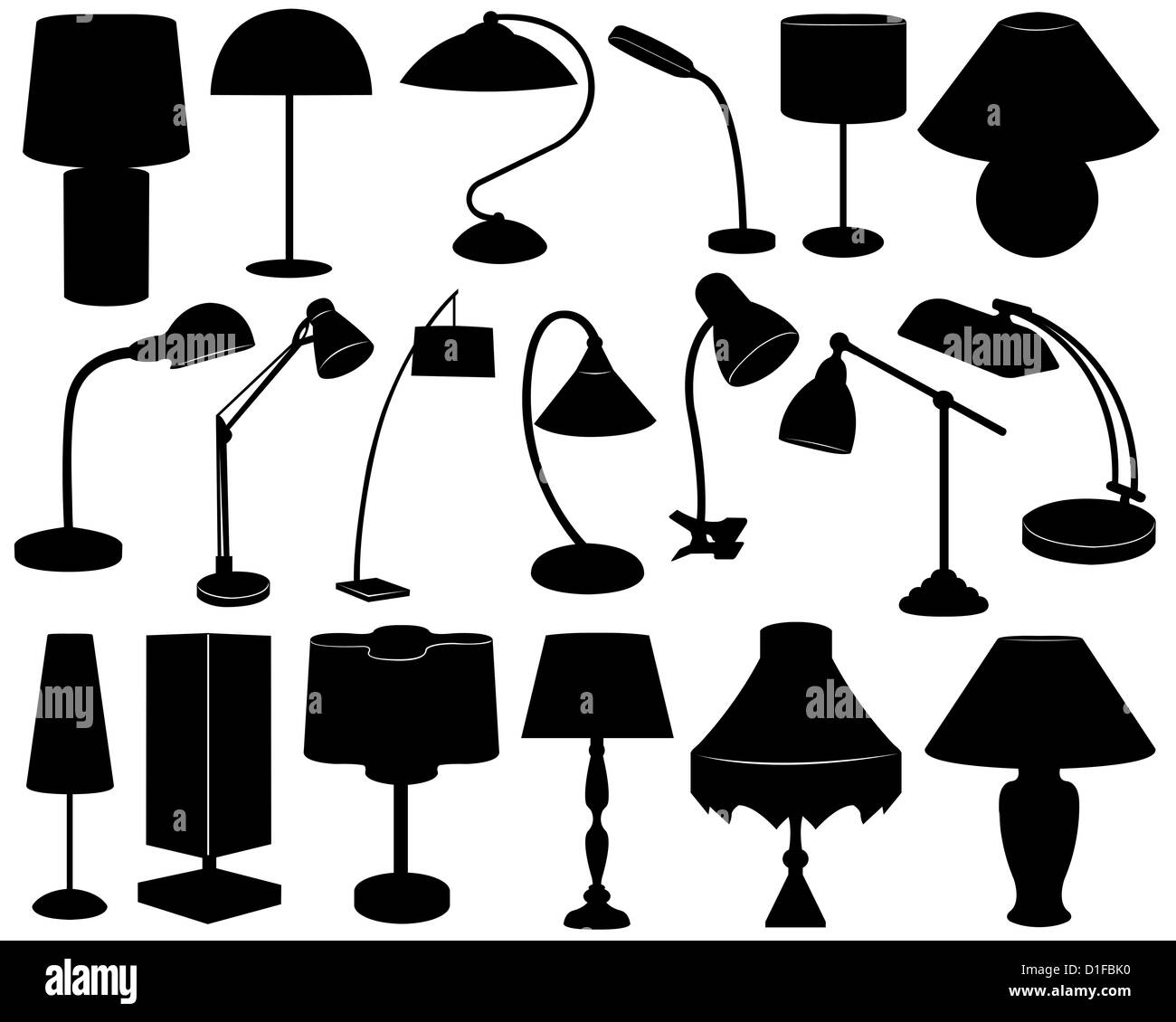 Vintage lamp drawing hires stock photography and images Alamy