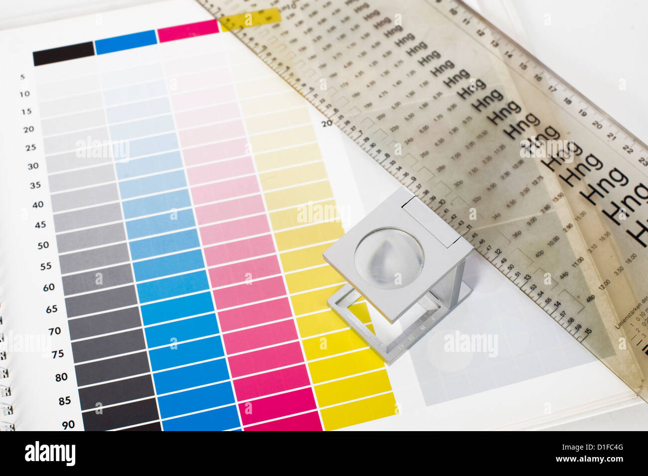 Typometer stock image. Image of colour, cmyk, press, advertising - 2761579