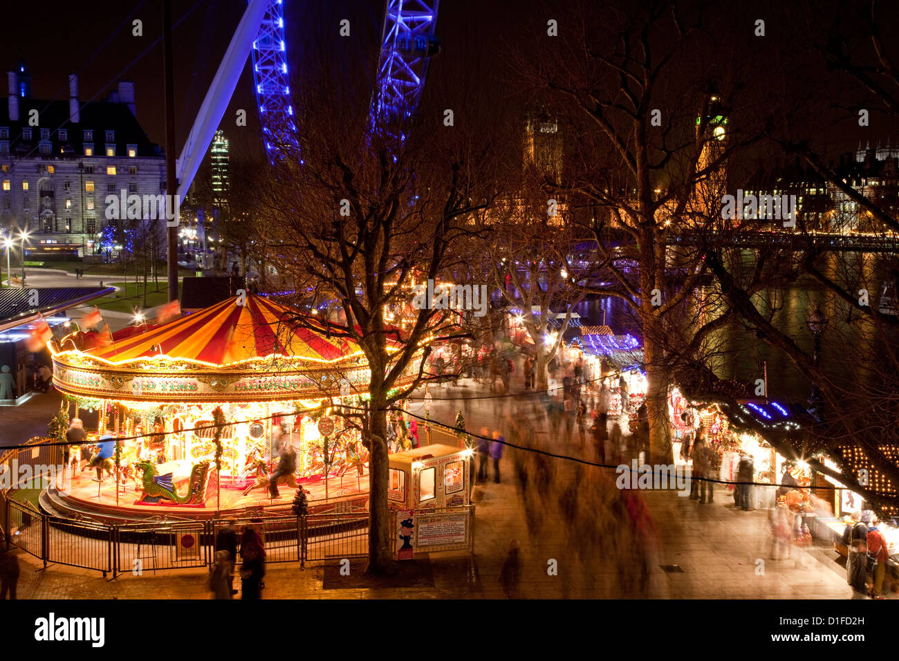 The Southbank Centre Christmas Market; London, England Stock Photo - Alamy