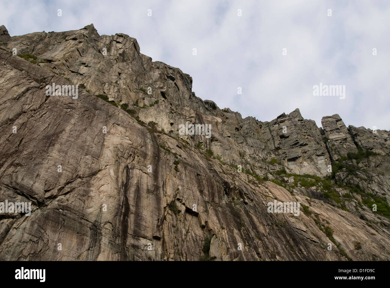 Pulpit rock in Lysefjorden, Norway Stock Photo