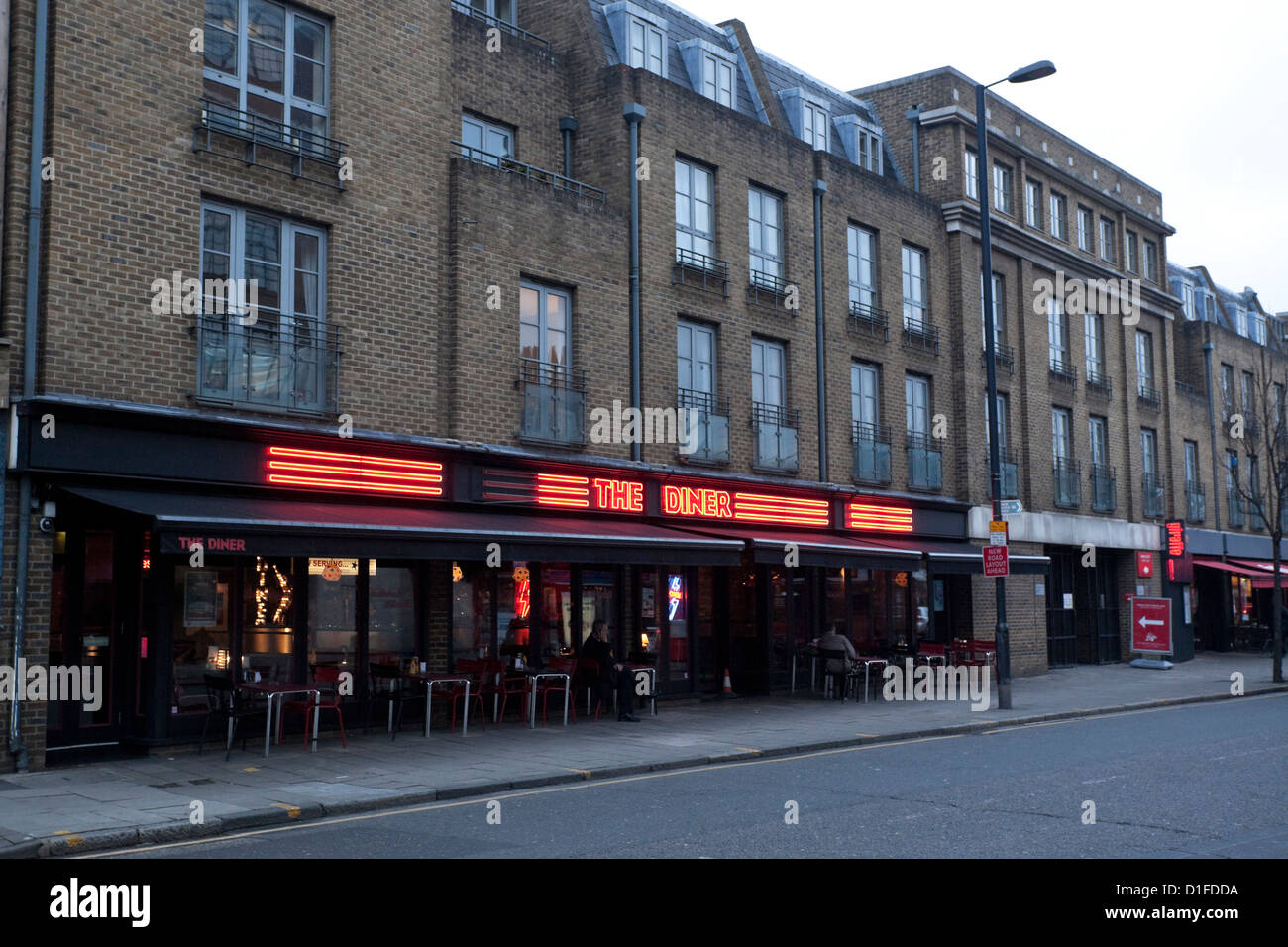 The Diner restaurant, Essex Road, Canonbury, Islington, London N1 2SA