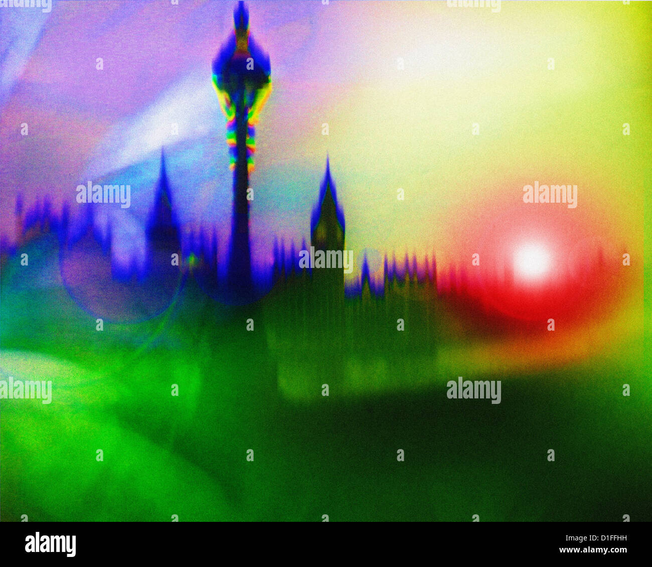 Digital Art London Stock Photo Alamy