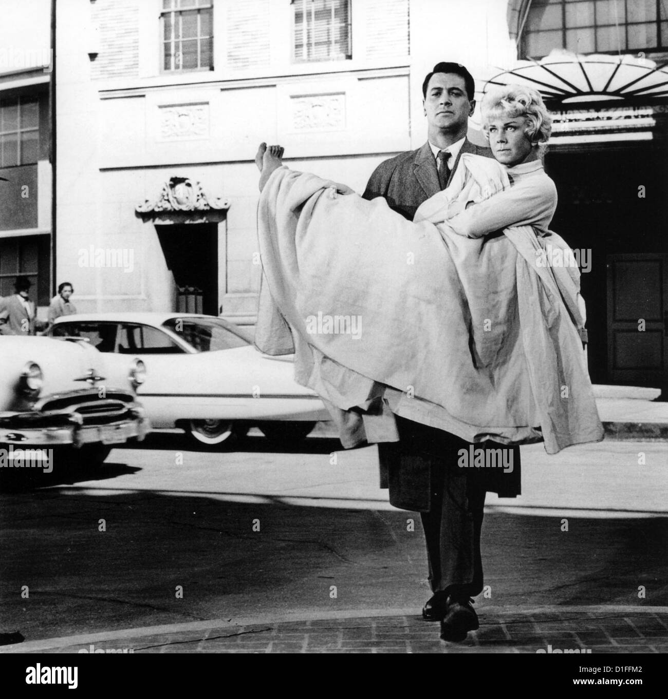 PILLOW TALK 1959 Universal film with Doris Day and Rock Hudson Stock