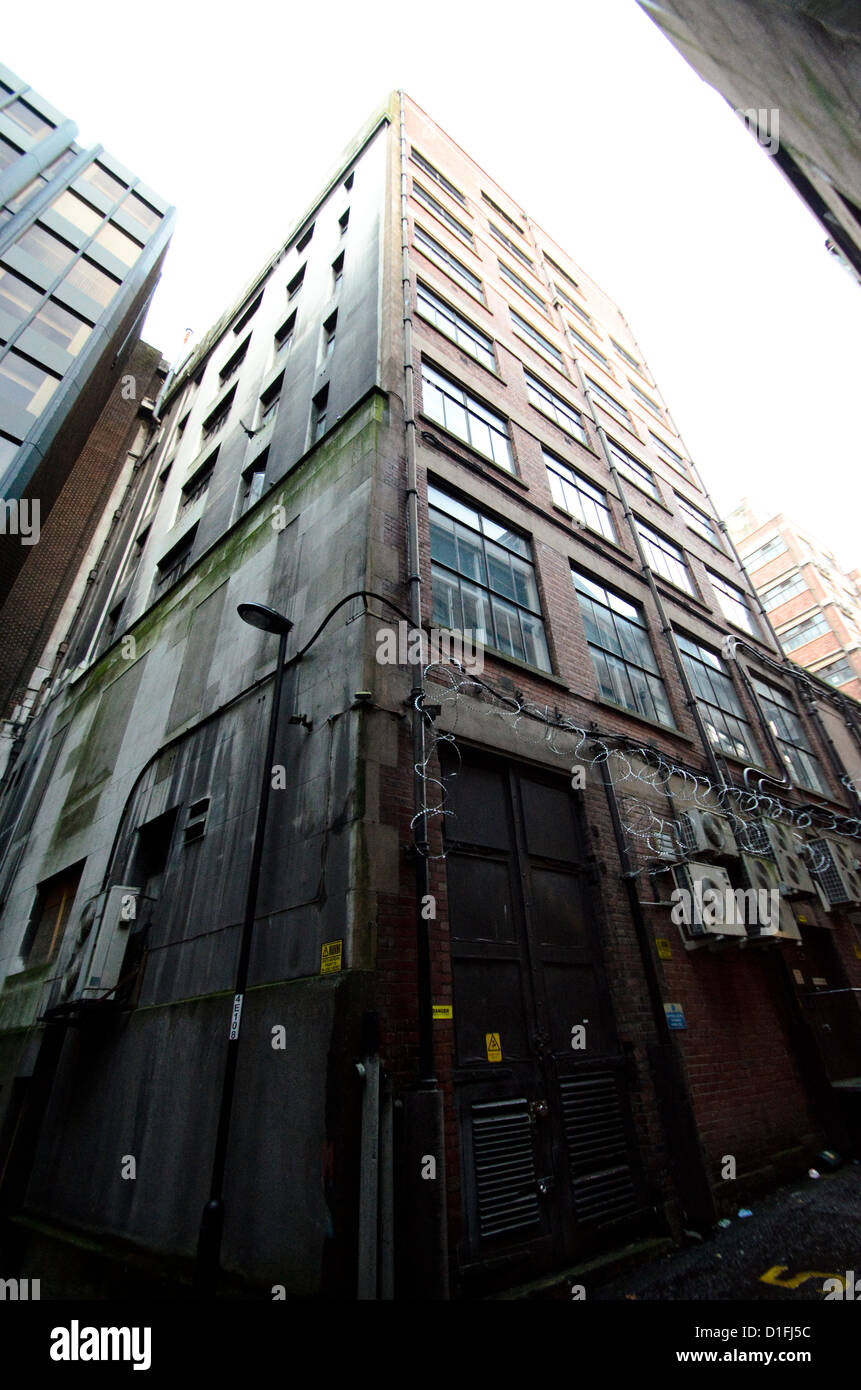 Rear of Newcastle upon Tyne office block Stock Photo Alamy