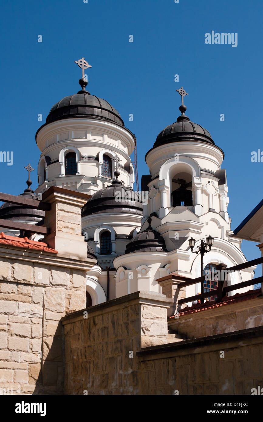 Capriana monastery, the winter church. Capriana monastery is located in ...