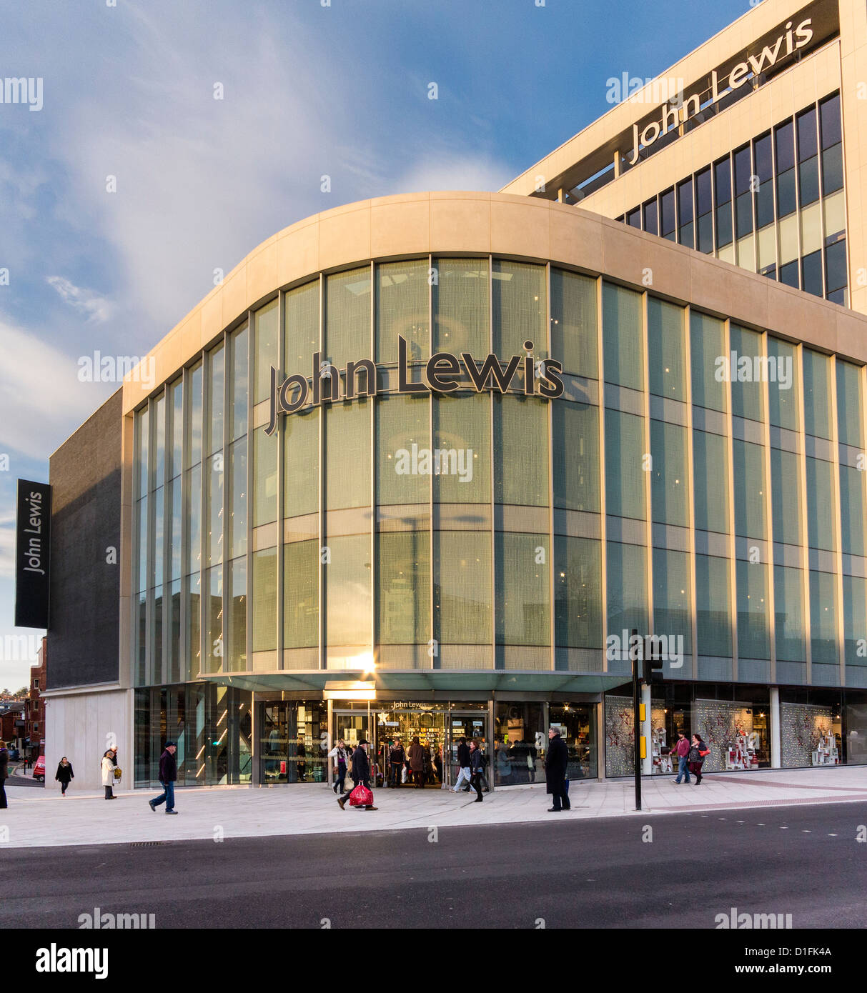 New John Lewis store in Exeter High Street, Devon, England Stock Photo