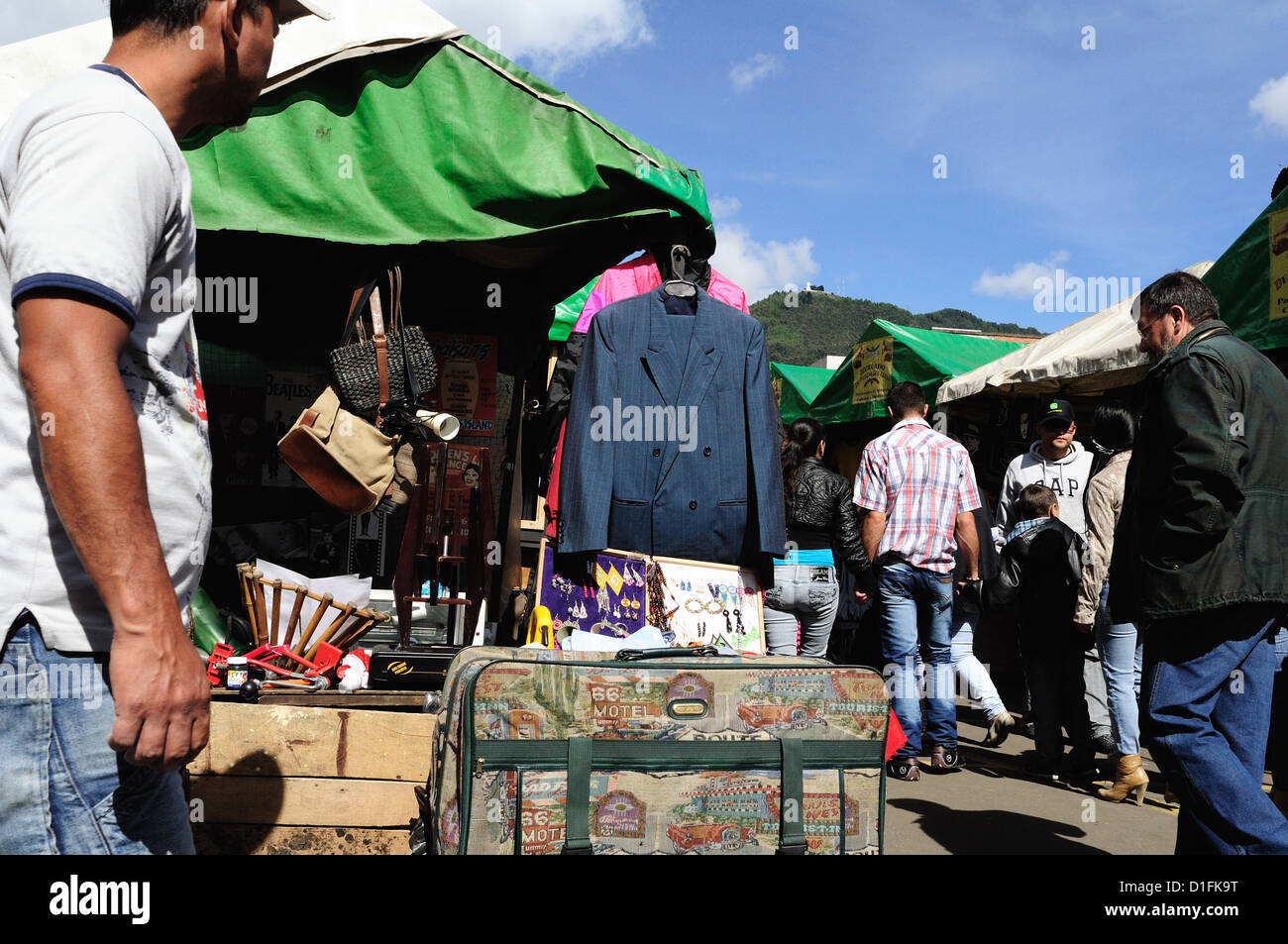 Mercado de las Pulgas - San Alejo in BOGOTA. Department of Cundimarca .COLOMBIA Stock Photo