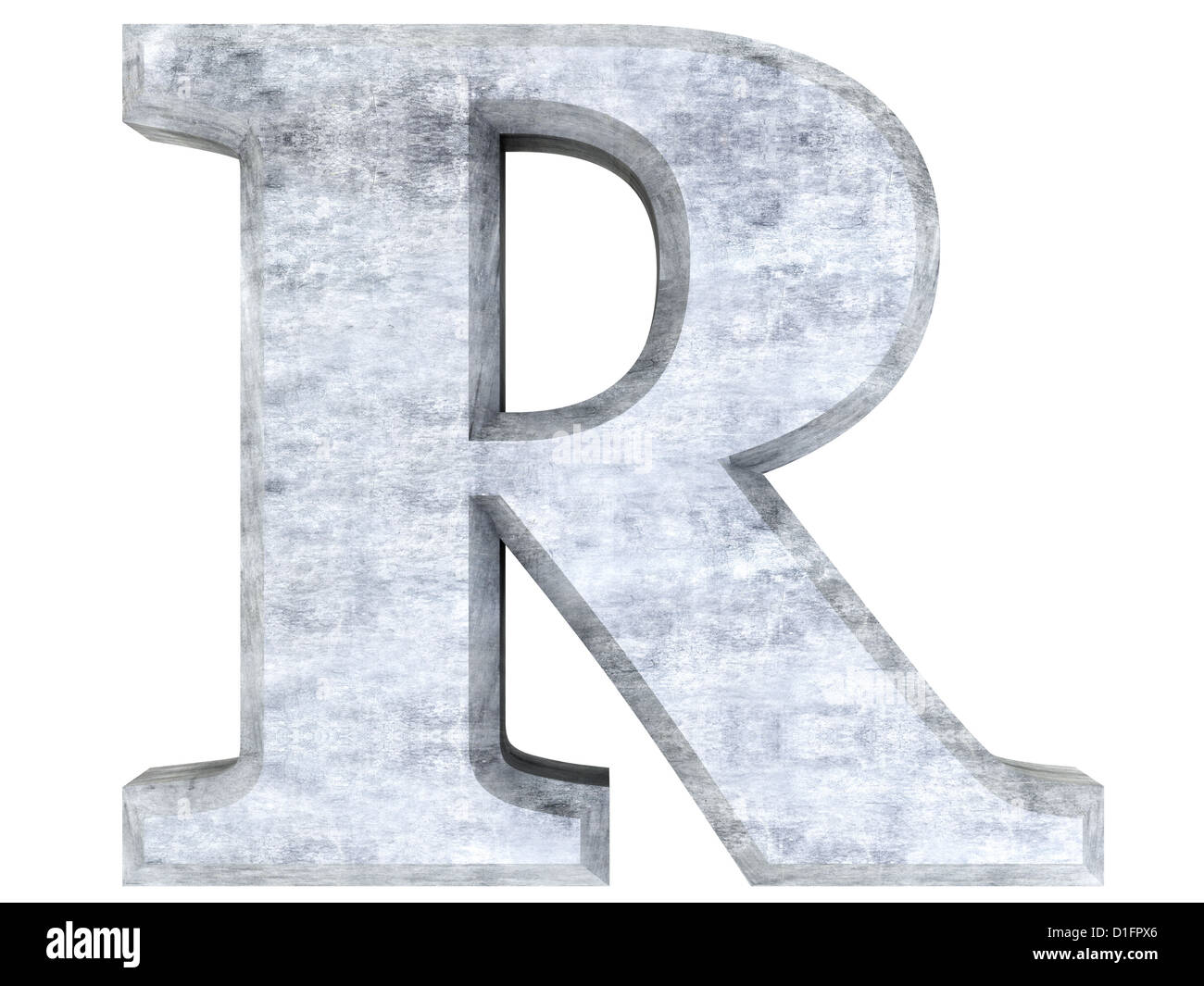 3d R Cut Out 3d r letter Cut Out Stock Images & Pictures - Alamy