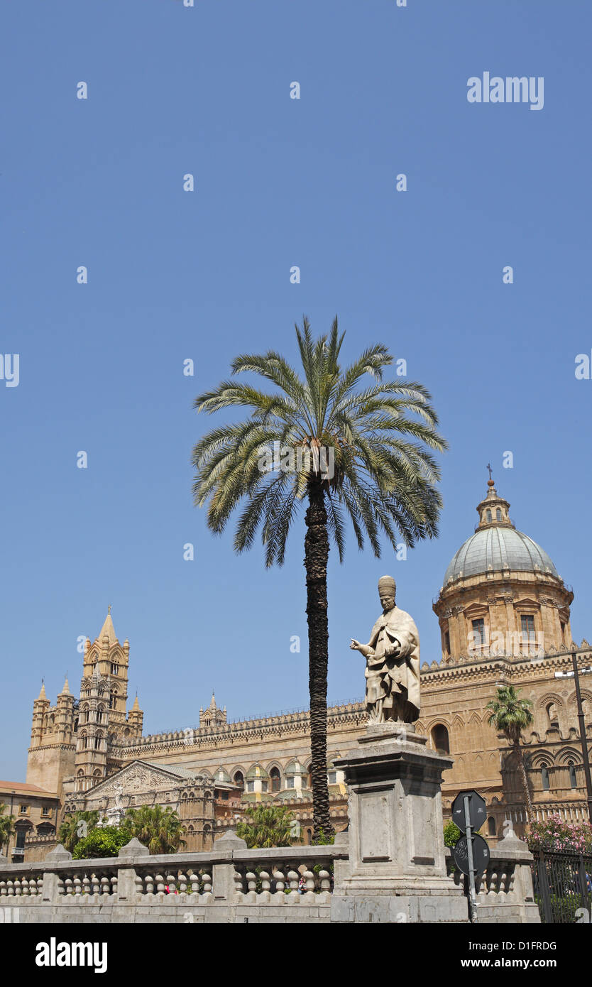 Palermo cathedral facade hi-res stock photography and images - Alamy