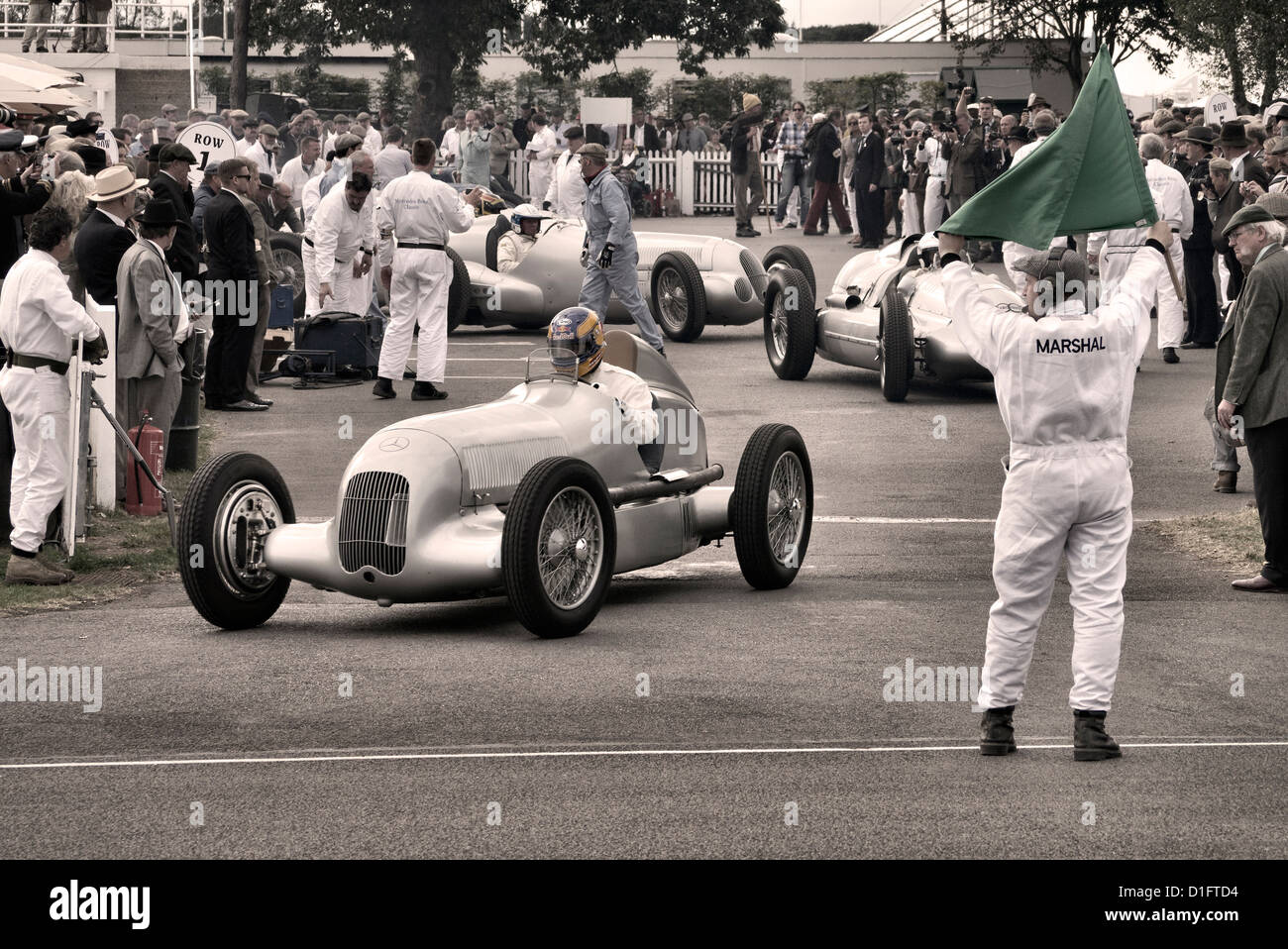 Silver race car hi-res stock photography and images - Alamy