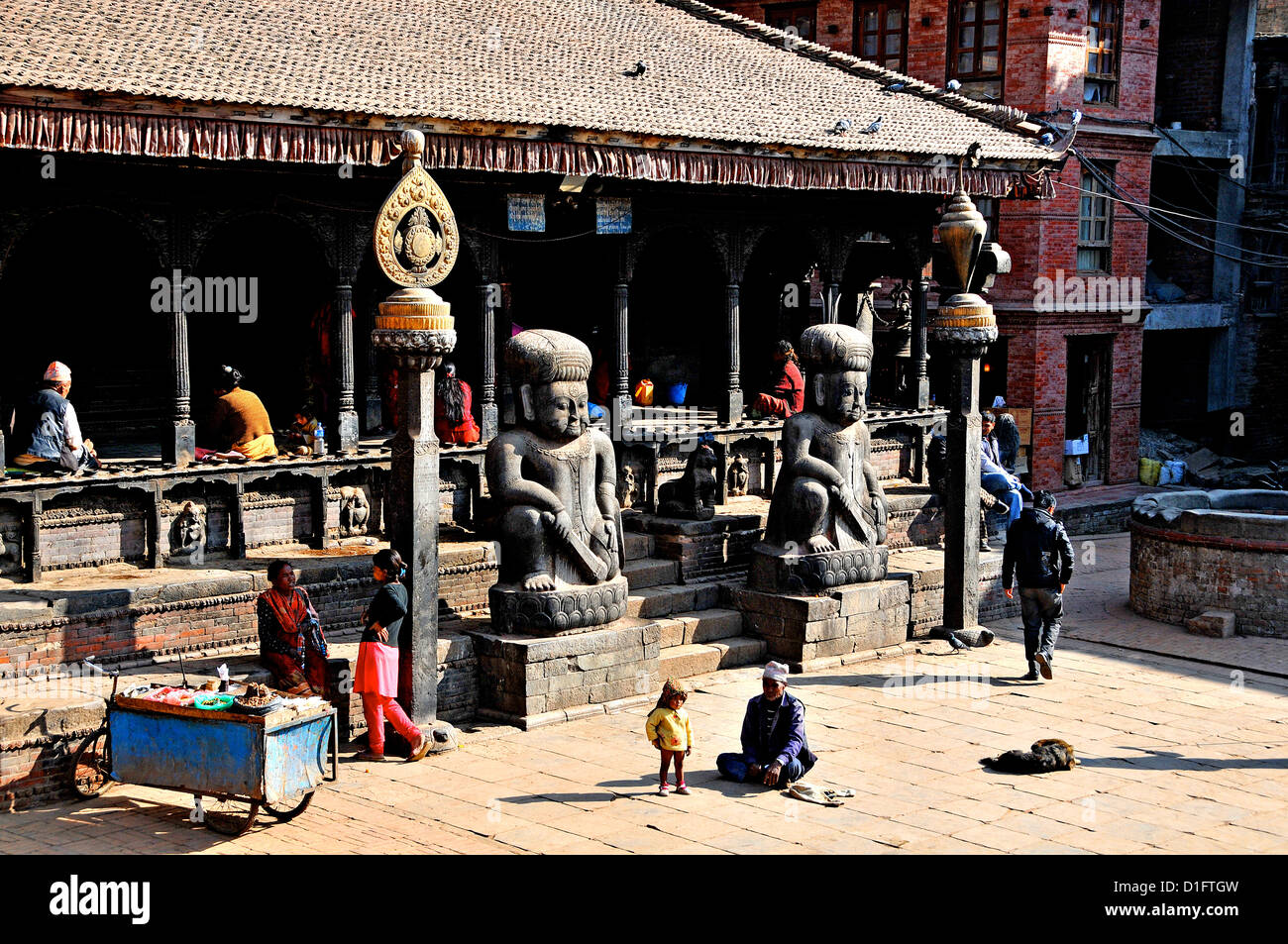 Dattatraya temple Bhaktapur Nepal Stock Photo