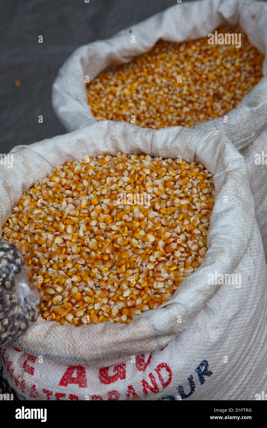 Sacks of corn hires stock photography and images Alamy
