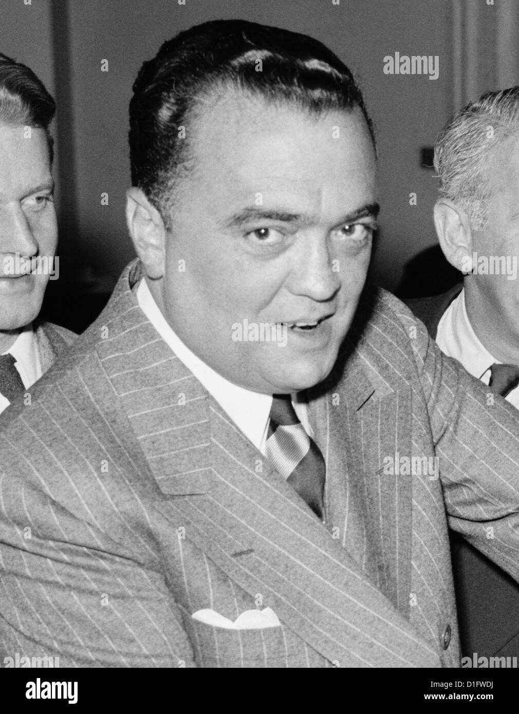 Vintage photo of J Edgar Hoover Stock Photo - Alamy