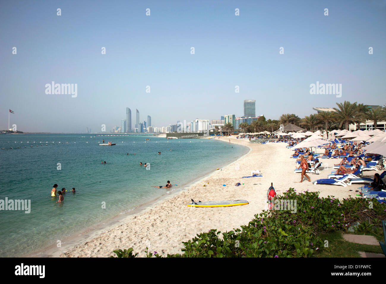 Abu Dhabi, United Arab Emirates, Middle East Stock Photo