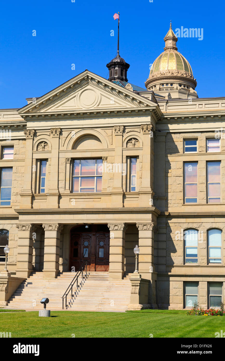 State Capitol, Cheyenne, Wyoming, United States of America, North America Stock Photo