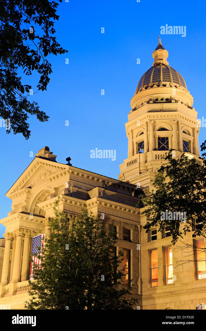 State Capitol, Cheyenne, Wyoming, United States of America, North America Stock Photo