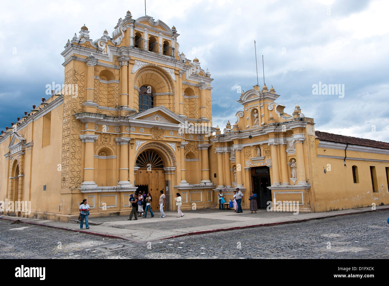 Iglesia San Pedro (Church of Saint Peter), Antigua, UNESCO World Heritage Site, Guatemala, Central America Stock Photo