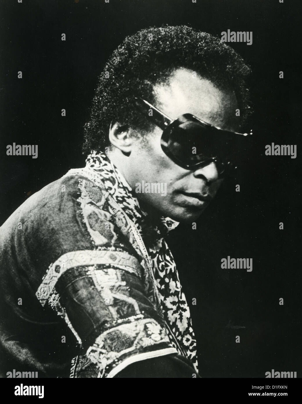 MILES DAVIS (1926-1991) Promotional photo of US jazz musician about 1980 Stock Photo