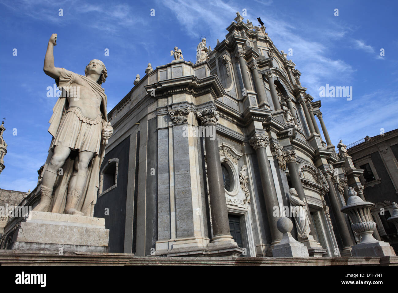 Duomo, Catania, Sicily, Italy, Europe Stock Photo