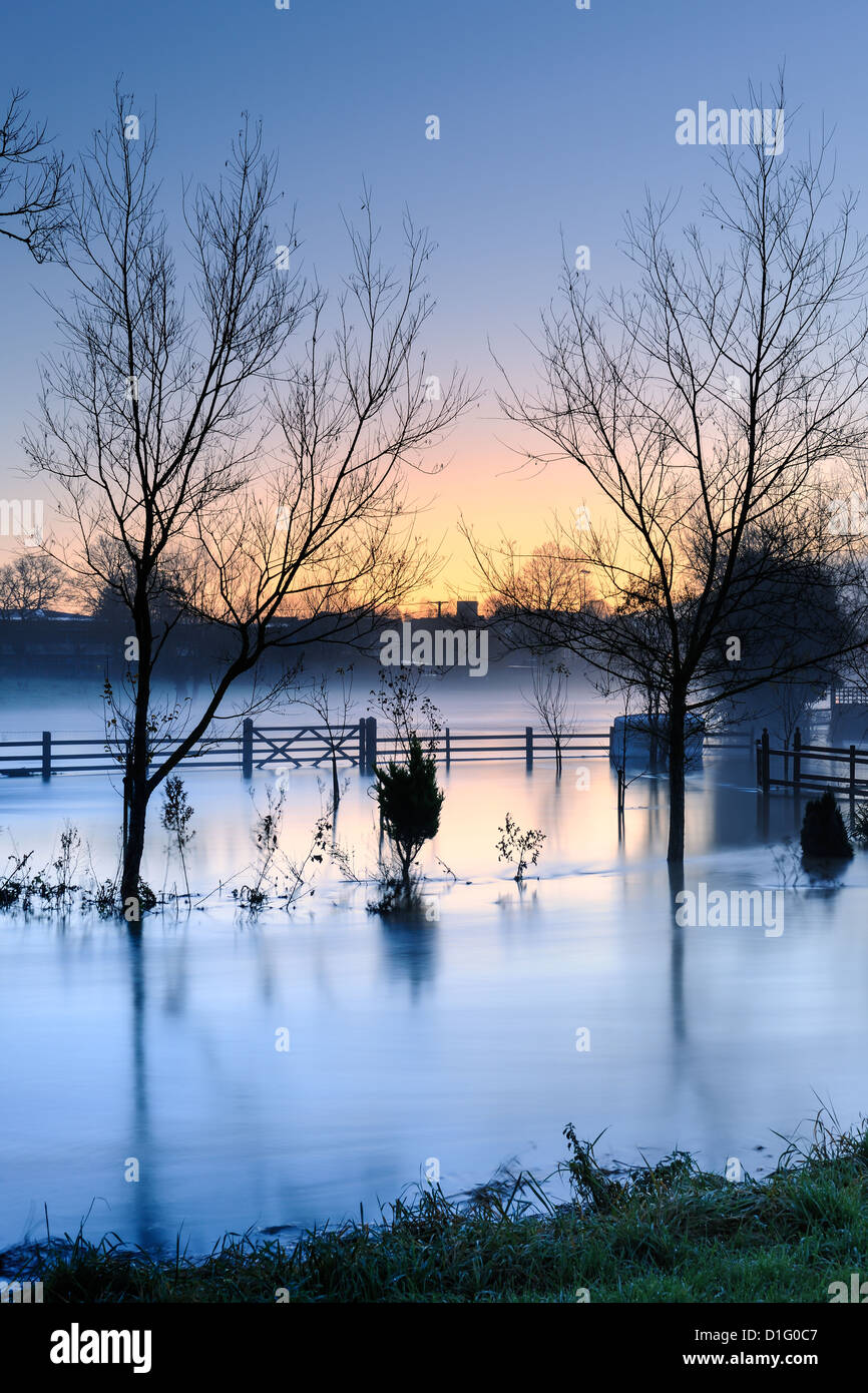 Malmesbury Floods 2012 Stock Photo