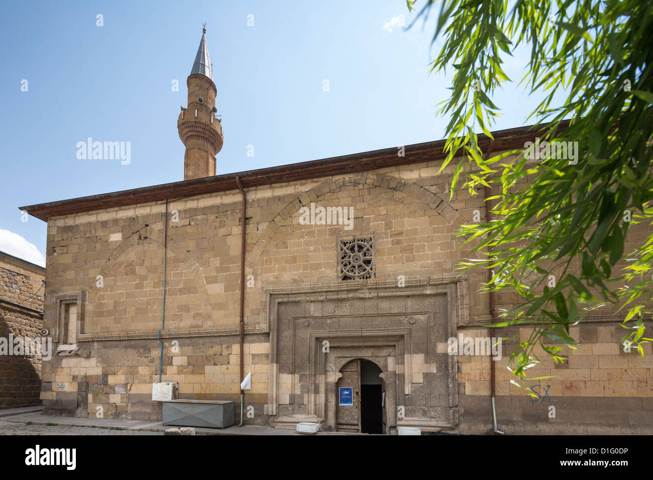 view of exterior, Süngür Bey Mosque, Nigde, Anatolia, Turkey Stock Photo