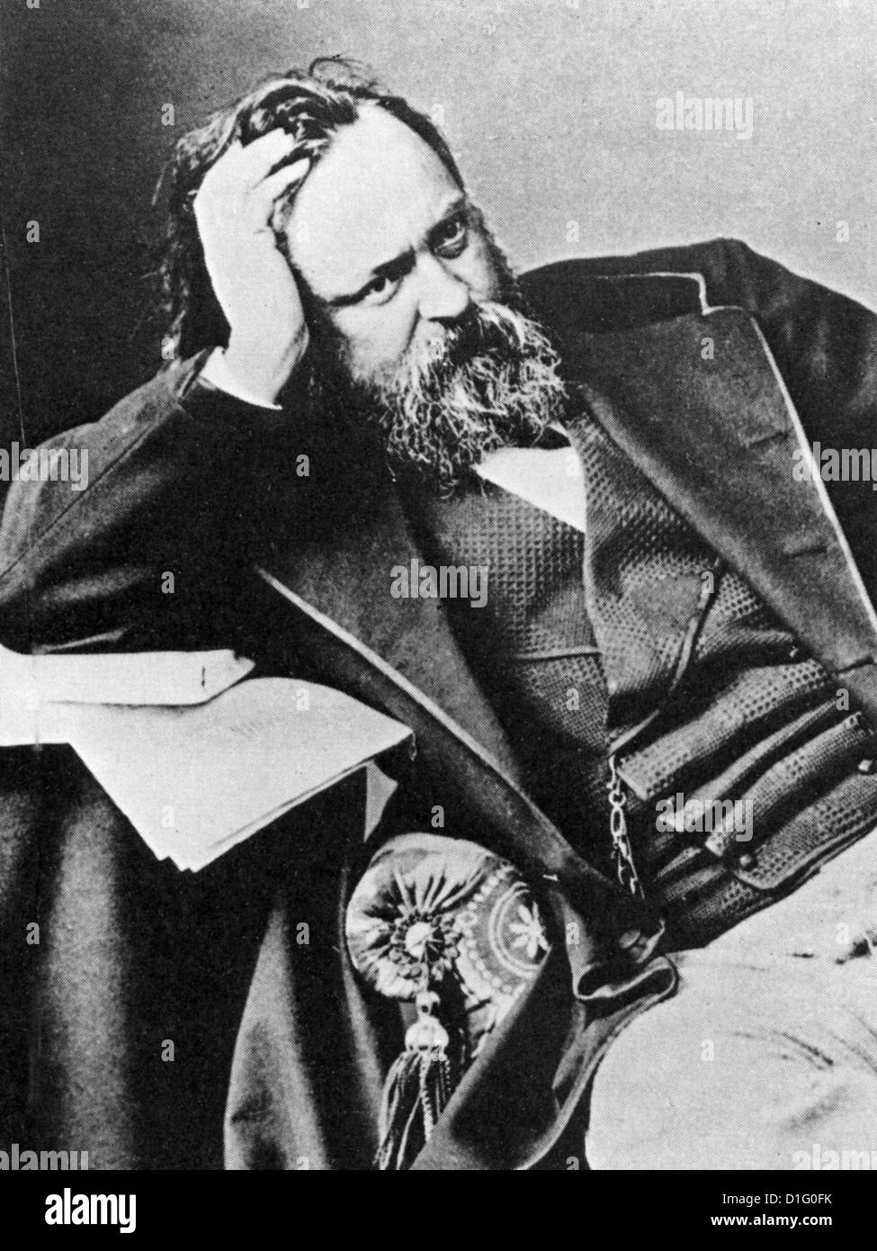 ALEXANDER HERZEN (11812-1870)  Russian political theorist Stock Photo