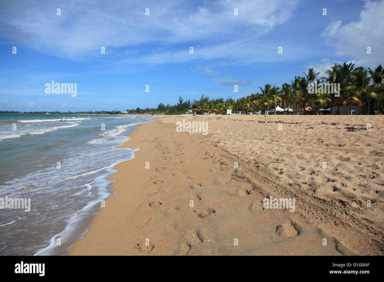 Beach, Isla Verde, San Juan, Puerto Rico, West Indies, Caribbean