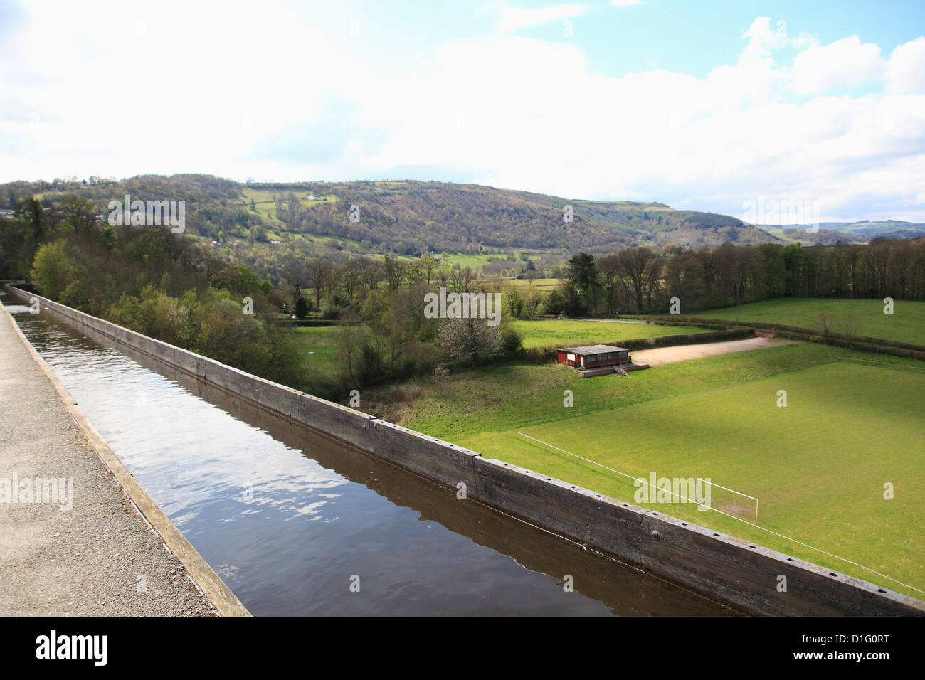 Pontcysyllte Aqueduct, Llangollen, Dee Valley, Denbighshire, North Wales, Wales, United Kingdom, Europe Stock Photo