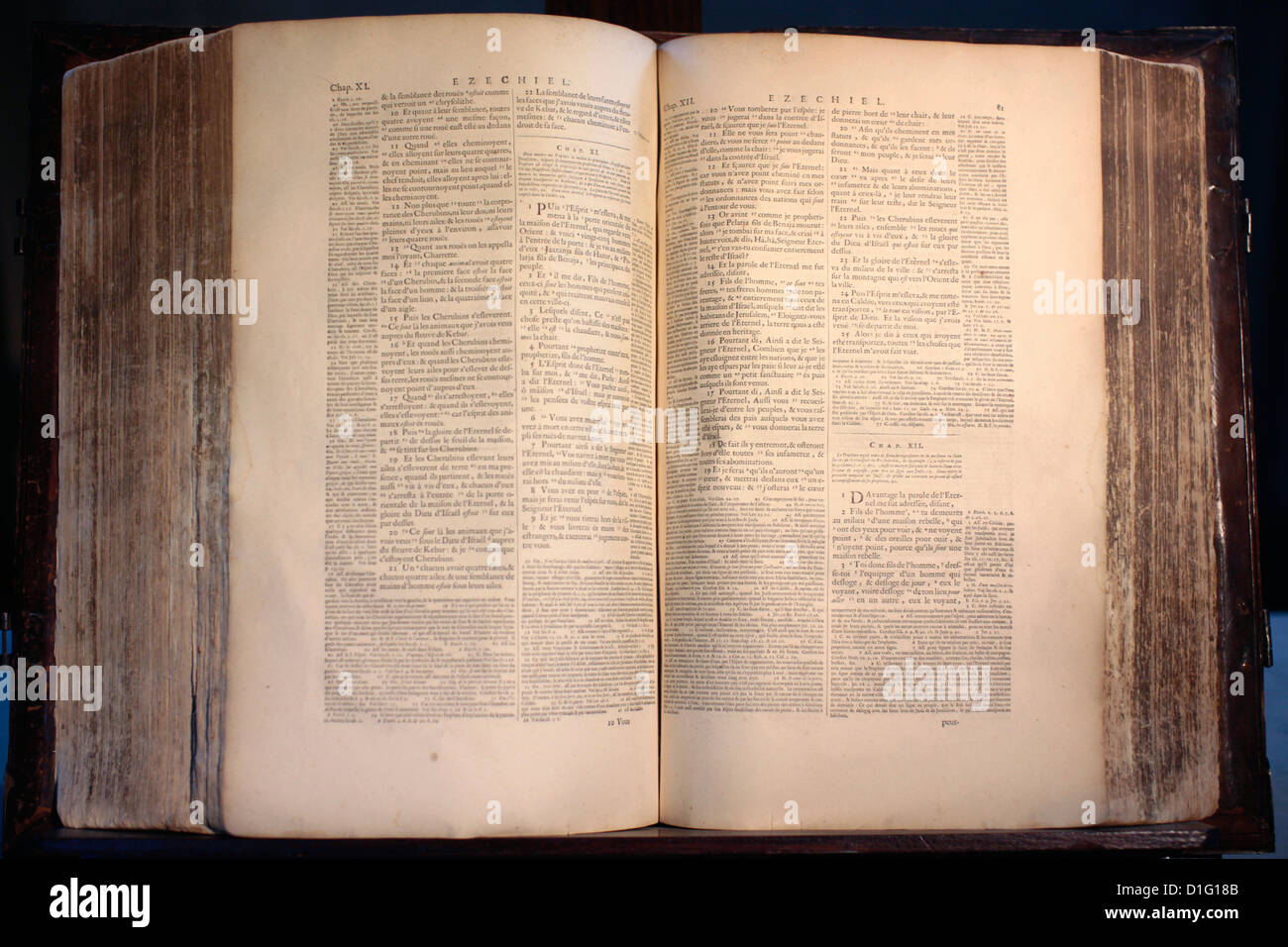 Old Bible, Paris, France, Europe Stock Photo