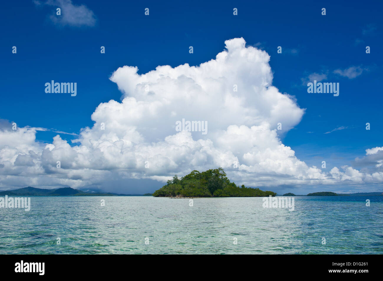 Marovo Lagoon, Solomon Islands, Pacific Stock Photo