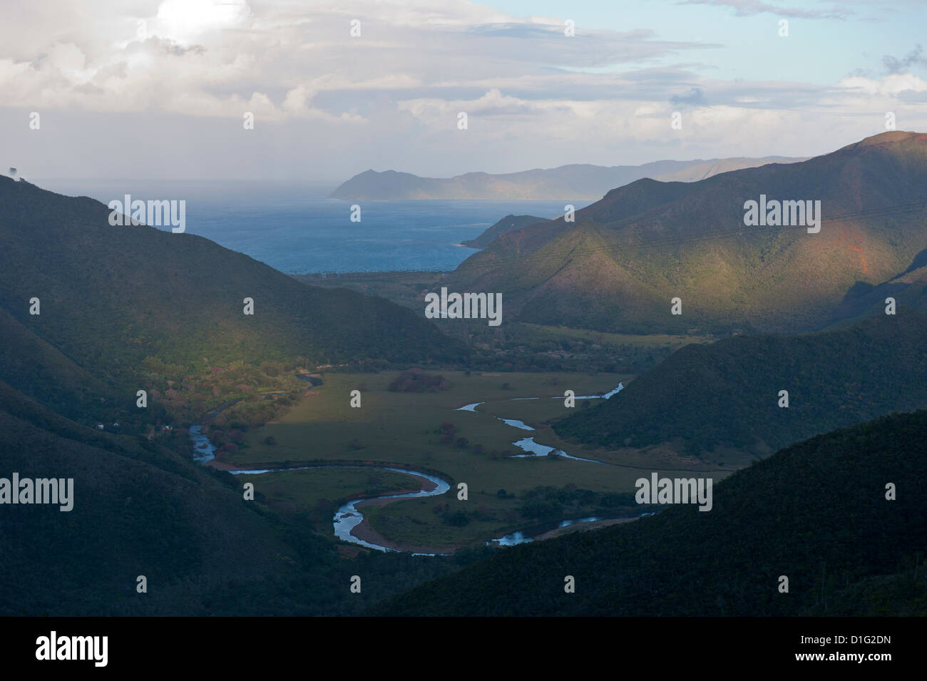 View over the east coast of Grande Terre, New Caledonia, Melanesia