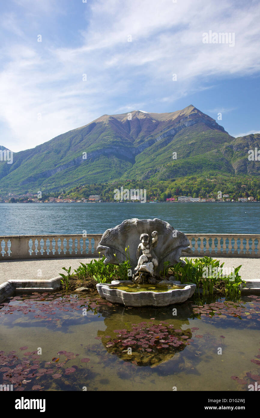 Gardens of Villa Melzi, Bellagio, Lake Como, Lombardy, Italian Lakes, Italy, Europe Stock Photo