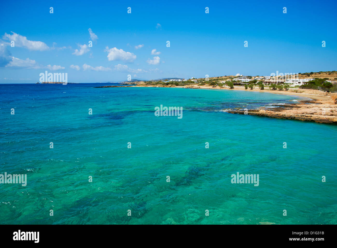 Natural swimming pool, Koufonissia, Cyclades, Aegean, Greek Islands, Greece, Europe Stock Photo