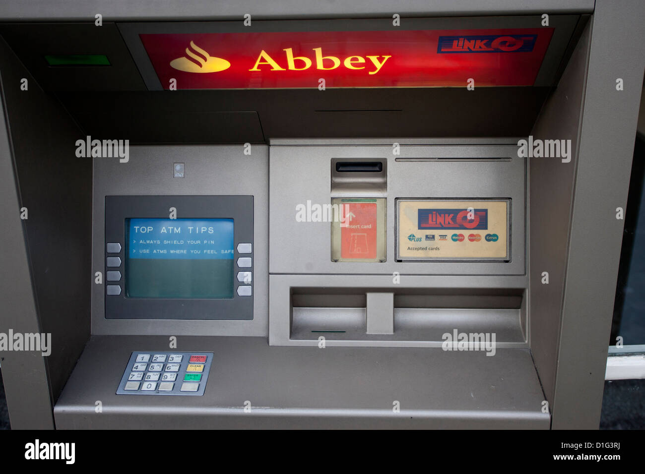 Abbey National  bank bank building society Stock Photo