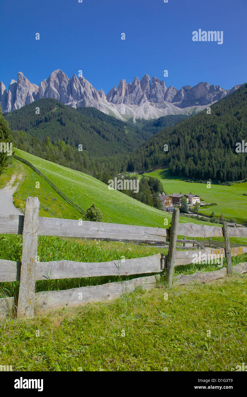 Val di Funes, Bolzano Province, Trentino-Alto Adige/South Tyrol, Italian Dolomites, Italy, Europe Stock Photo
