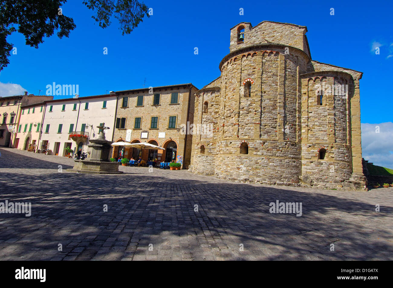 San Leo, San Leo church, Marche, Italy Stock Photo Alamy